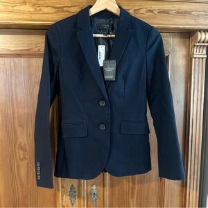 J. Crew 1035 Women's dark blue Blazer size 00 NEW NWT